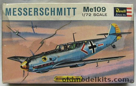 Revell 1/72 Messerschmitt Bf-109E, H612-49 plastic model kit
